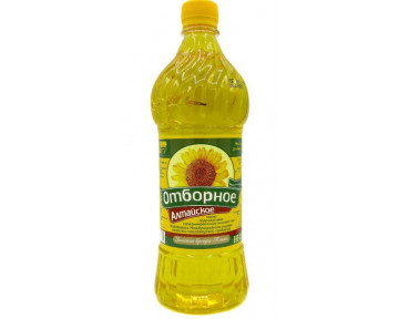 Масло подсолнечное нерафинированное 100% "Отборное Алтайское" 0.8 л
