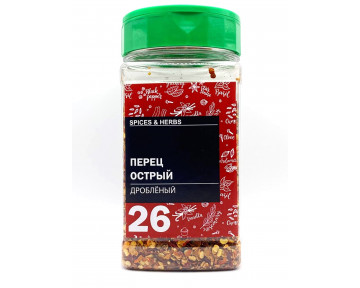 Перец острый дроблёный в банке №26 90 гр 1 шт