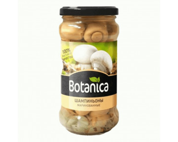 Грибы маринованные шампиньоны целые Botanica 580 мл 1 шт